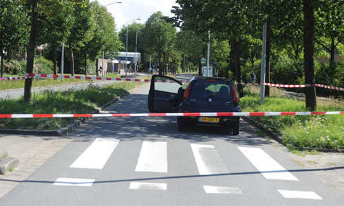 14 augustus Aanrijding auto versus fietsers