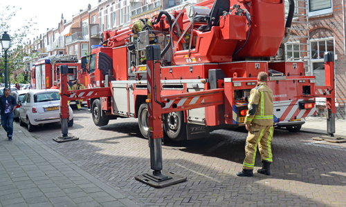 24 augustus Brand door werkzaamheden Fultonstraat Den Haag