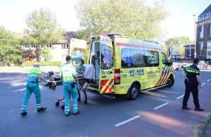 Vrouw gewond na aanrijding met fietsbezorger Poortlandplein Delft