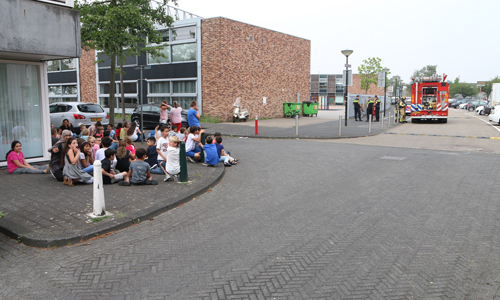 25 mei Basisschool ontruimd na brand Kikkerbeetlaan Den Haag