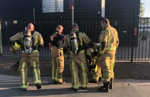 Hulpdiensten rukken uit voor gaslekkage Spoorlaan Den Haag