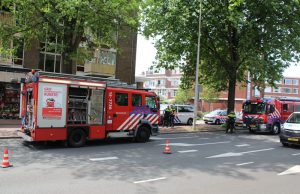 Hitte veroorzaakt brand op balkon van woning Loevesteinlaan Den Haag