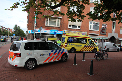 8 september Bestuurder scootmobiel lichtgewond bij aanrijding Goeverneurlaan Den Haag