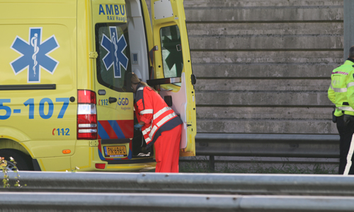 9 september Motorrijder gewond na ongeval A13 Delft