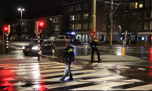 23 september Groot gebied afgezet door gasmelding pinautomaat Jonckbloetplein Den Haag
