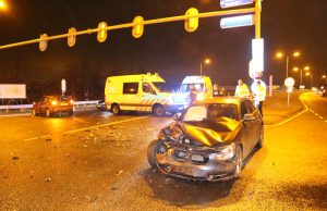 Flinke schade bij aanrijding Wippolderlaan(N211) Wateringen
