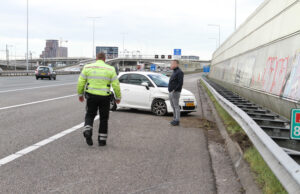 Schade na eenzijdig ongeval A12 Nootdorp