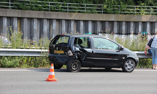 3 juni Flinke schade bij kopstaart aanrijding A4 Rijswijk