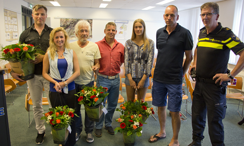 27 juni Politie Delft zet heldhaftige burgers in het zonnetje