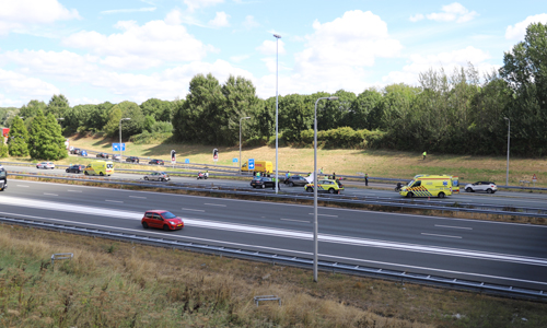 11 augustus Snelweg A4 deels afgesloten na zwaar ongeval A4 Rijswijk