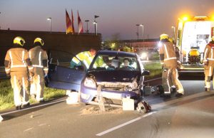 Bestuurder flink gewond bij éénzijdig ongeval Wippolderlaan Wateringen