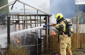 Flinke brand in kas De Jonghlaan ‘s-Gravenzande