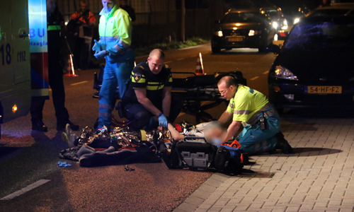 9 mei Fietser zwaargewond na aanrijding met auto Poeldijksepad Honselersdijk