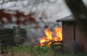 31 december Paniek na rookwolken boven boerderij Stompwijkseweg Leidschendam