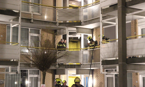 13 januari Verdachte omstandigheden bij brand in trappenhuis Acaciahof Pijnacker