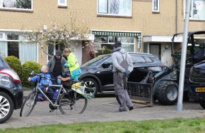 Ongeval tussen busje en fietser De Hoornbloem Wateringen