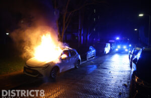Geparkeerde personenauto doelwit van brandstichting Leggelostraat Den Haag