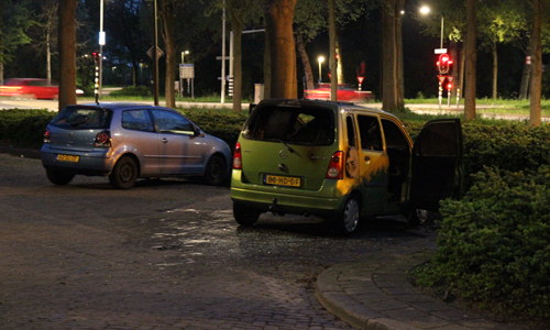 23 april Opnieuw auto in brand Riddersdreef Den Haag
