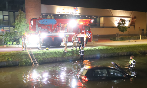 17 september Auto te water, bestuurder verdwenen Honderdland Maasdijk