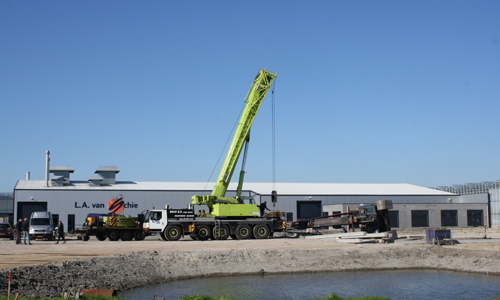 2 oktober Heimachine valt om boven op een busje Kwintsheul