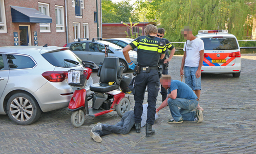 8 mei Man aangehouden na eenzijdig ongeval Oostpoort Delft