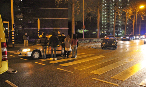 27 november Vier gewonden bij flinke aanrijding Prinses Beatrixlaan Rijswijk