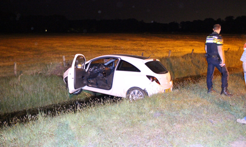 9 mei Gewonde na uitwijken voor overstekende herten Veurseweg Voorschoten