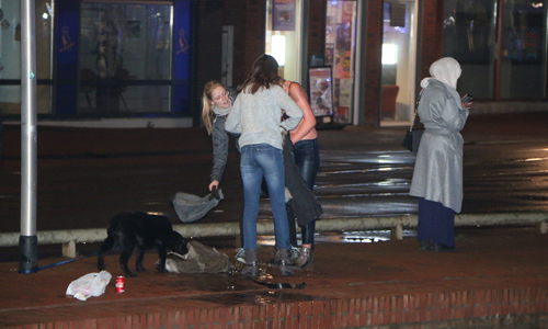 20 januari Omstanders redden vrouw uit het water Westvest Delft