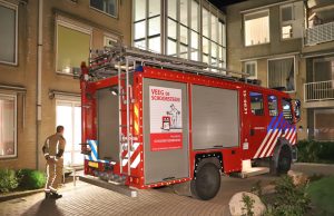 Brand op kamer Woonzorgpark Loosduinen Willem III straat