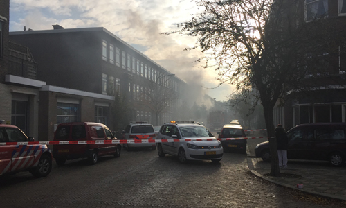 8 november Middelbrand verwoest portiekwoning Cornelis van der Lijnstraat Den Haag