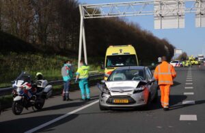 Schade na aanrijding A4 Rijswijk