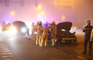 Flinke schade bij ongeval tussen twee voertuigen Wippolderlaan-N211 Wateringen