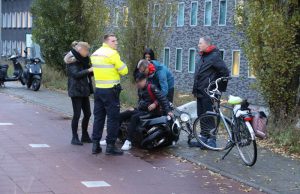 Twee gewonden bij aanrijding op fietspad Hoornbrug Rijswijk