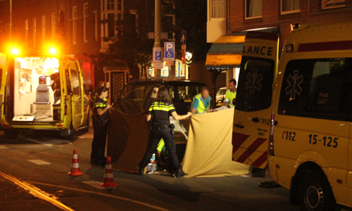 11 juni Fietser gewond na aanrijding met busje Beeklaan Den Haag