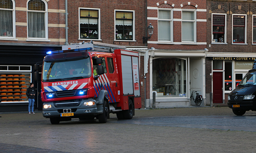 17 juni Wasdroger vat vlam in woning Markt Delft