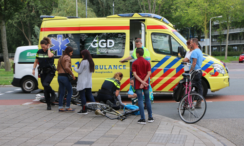 7 september Jongetje gewond bij aanrijding met auto Buitenhofdreef Delft