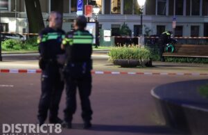 Politie zet groots af na vondst verdachte rugzak Carnegieplein Den Haag