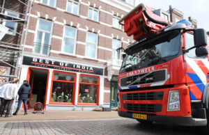 Brand in keuken van restaurant Stationsweg Den Haag
