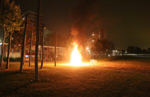 Opnieuw een GO Sharing scooter verwoest door brand Poptahof-Noord Delft