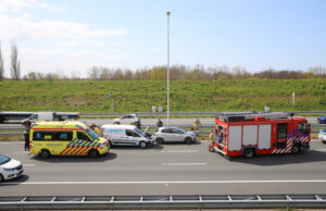 Flinke file na kop-staart aanrijding A4 Schipluiden