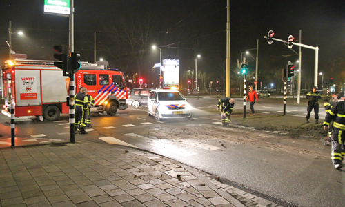 22 december Afgevallen lading veroorzaakt wegafsluiting Lozerlaan Den Haag