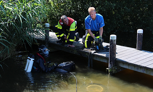 1 augustus Quad in het water gevonden