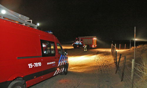 22 december Grote brandweer en KNRM inzet door vermiste vrouw Strand Den Haag
