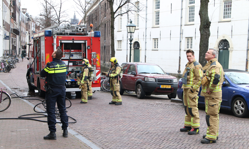 2 april Kleine brand in studentenhuis Oude Delft in Delft