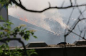 Flinke rookontwikkeling bij containerbrand Renewi Wateringveldseweg Wateringen