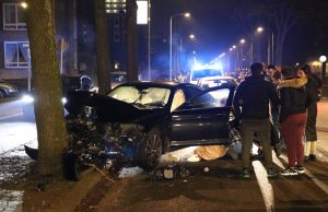 Flinke schade na eenzijdig ongeval Hengelolaan Den Haag