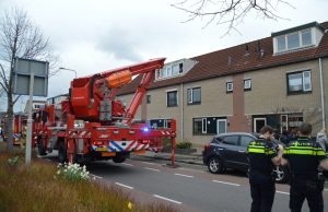 Brandweer rukt uit voor een schoorsteenbrand Hofsingel Maasland