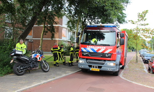 26 juli Zoekactie in het water na melding vermist persoon Coevordenstraat Den Haag