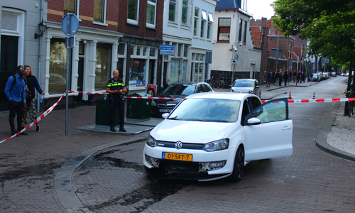 8 juli Auto total loss op poller Paveljoensgracht Den Haag