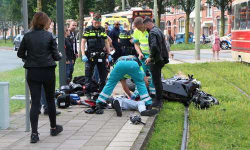 10 juli Tramverkeer gestremd na eenzijdig ongeval Statenlaan Den Haag